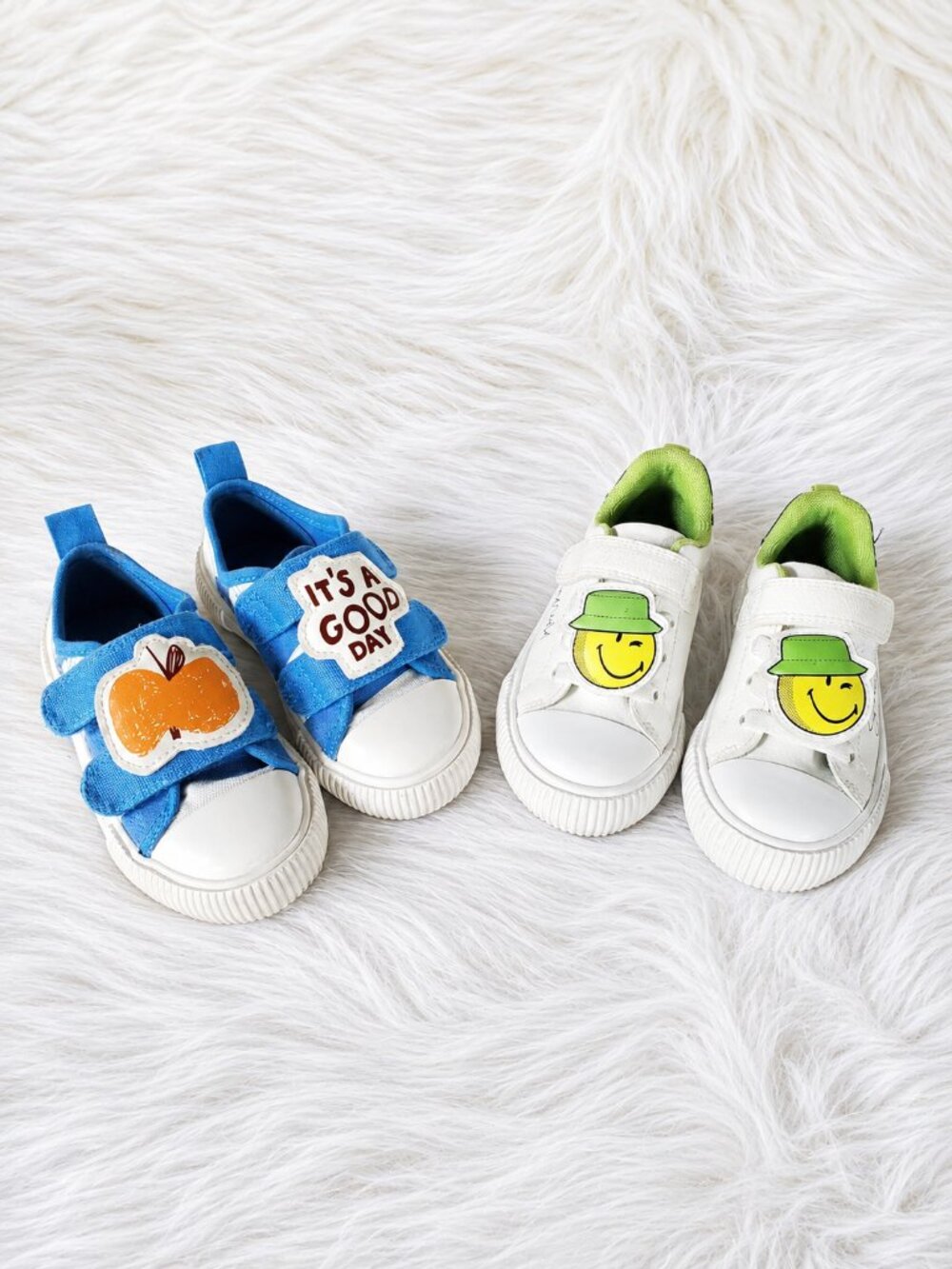 H&M Boy's Cotton Canvas Elasticized Sneakers Bundle SZ 7.5